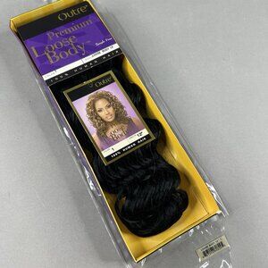 14" Loose Body #1 Jet Black 100% Human Hair Extensions by Outre